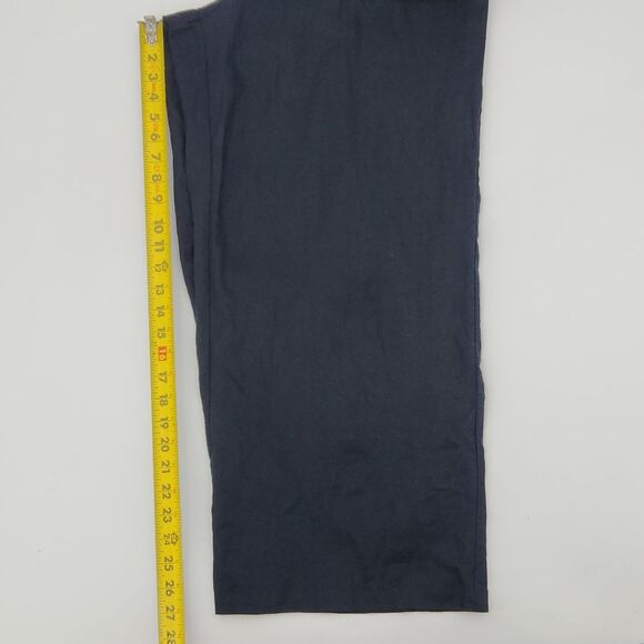 Who What Wear Jumpsuit Womens Size Large Black Ruffle Linen Rayon Summer Resort - Picture 8 of 12